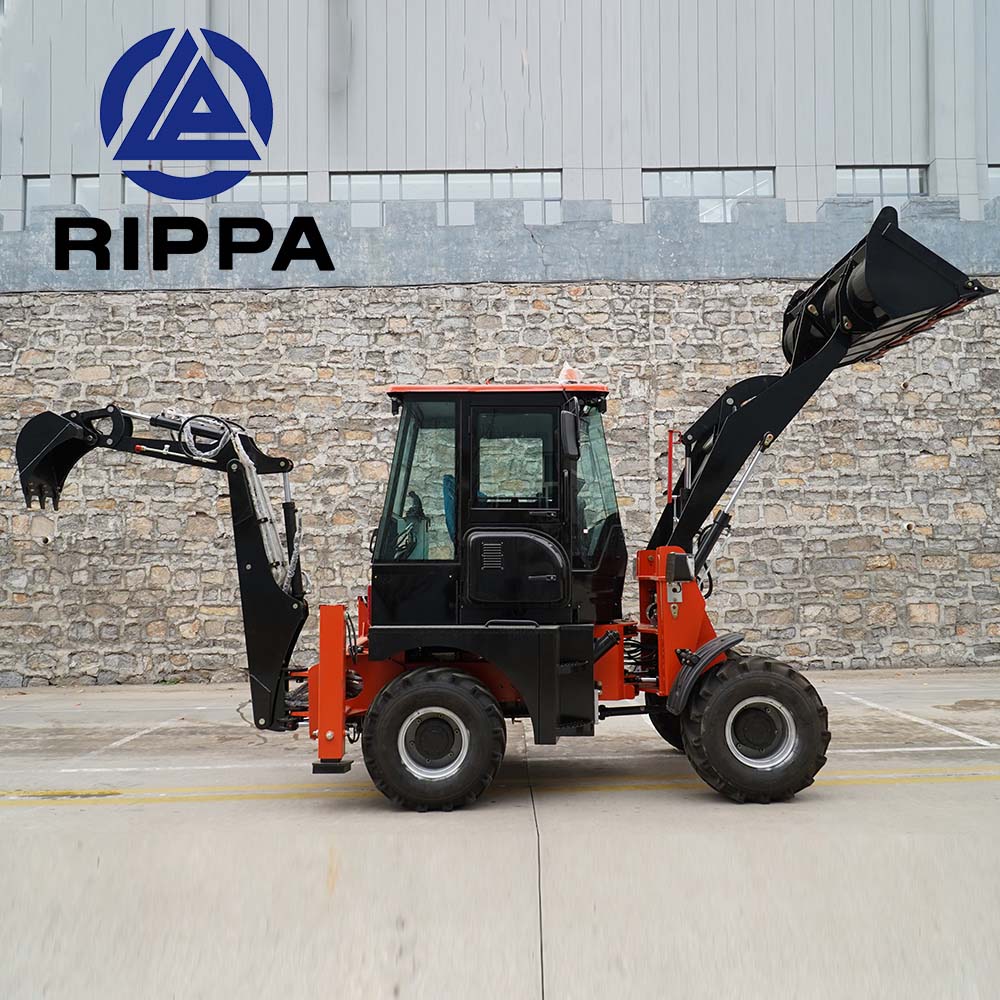 Small backhoe loader