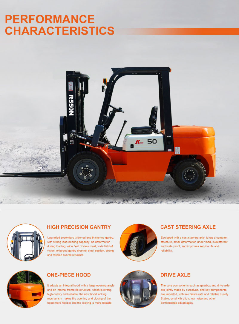 Diesel forklift 3.5 t.