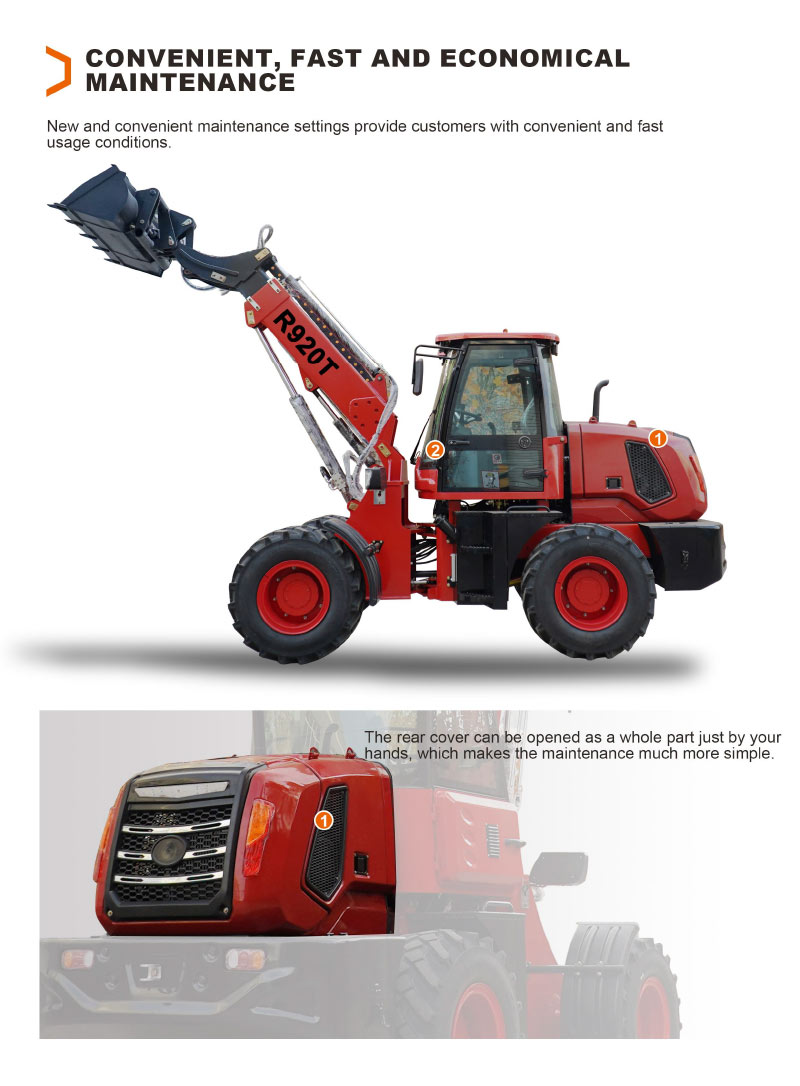 Chinese telescopic loader