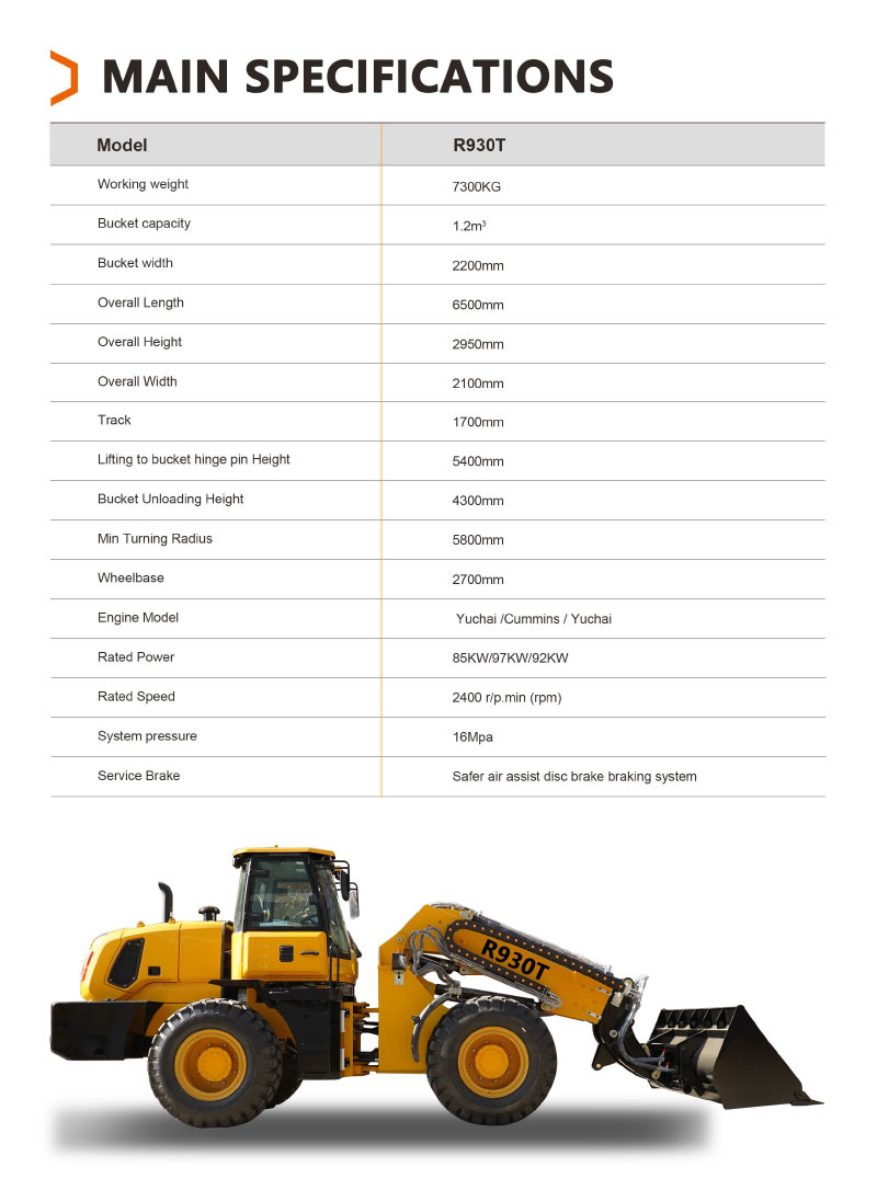 Large front loaders for sale