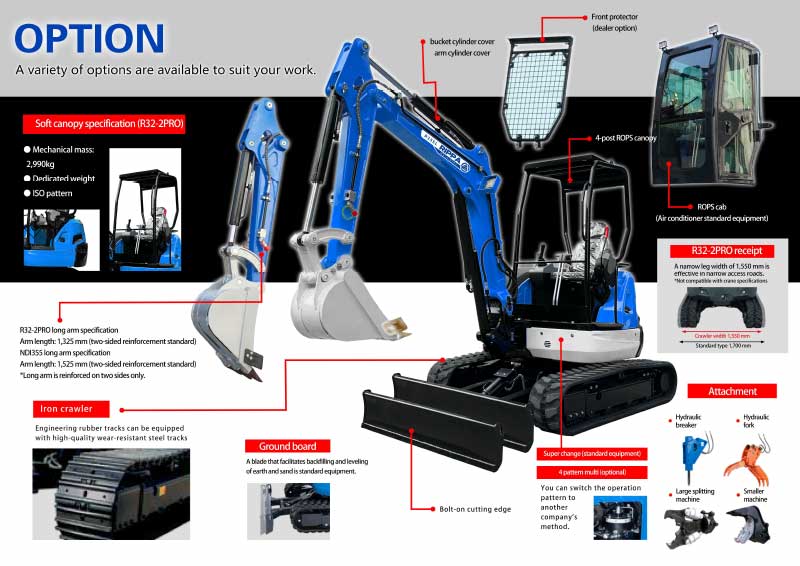 Mini excavator 3.5 tons